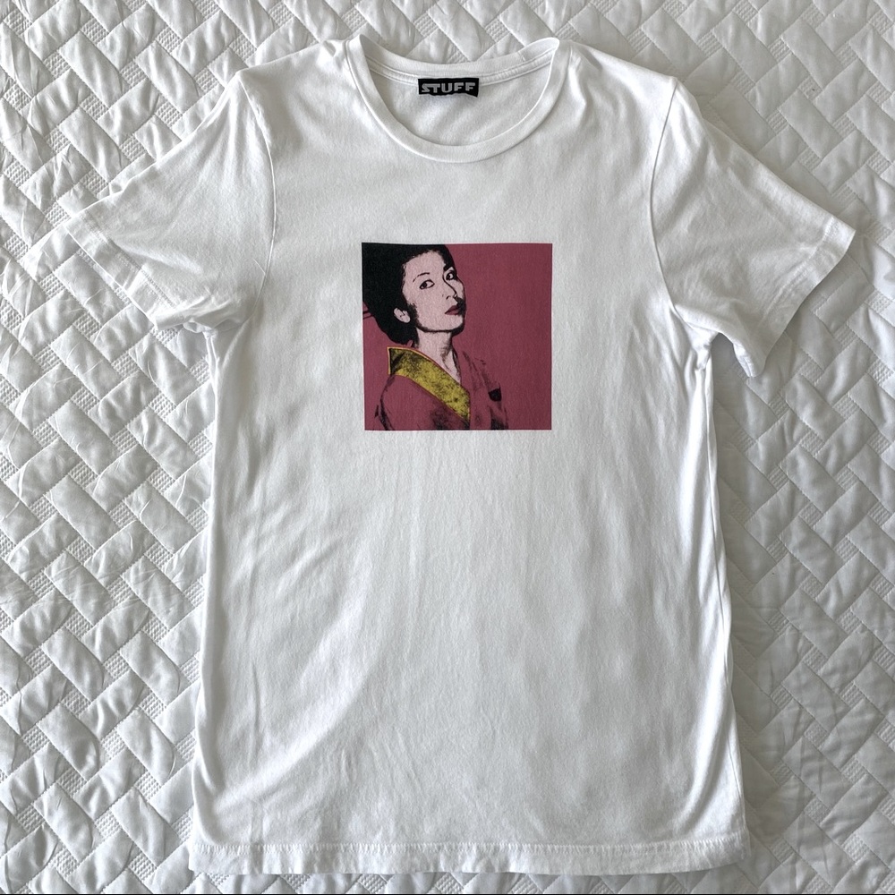 Geisha white medium t shirt - STUFF by Clay & Chloe